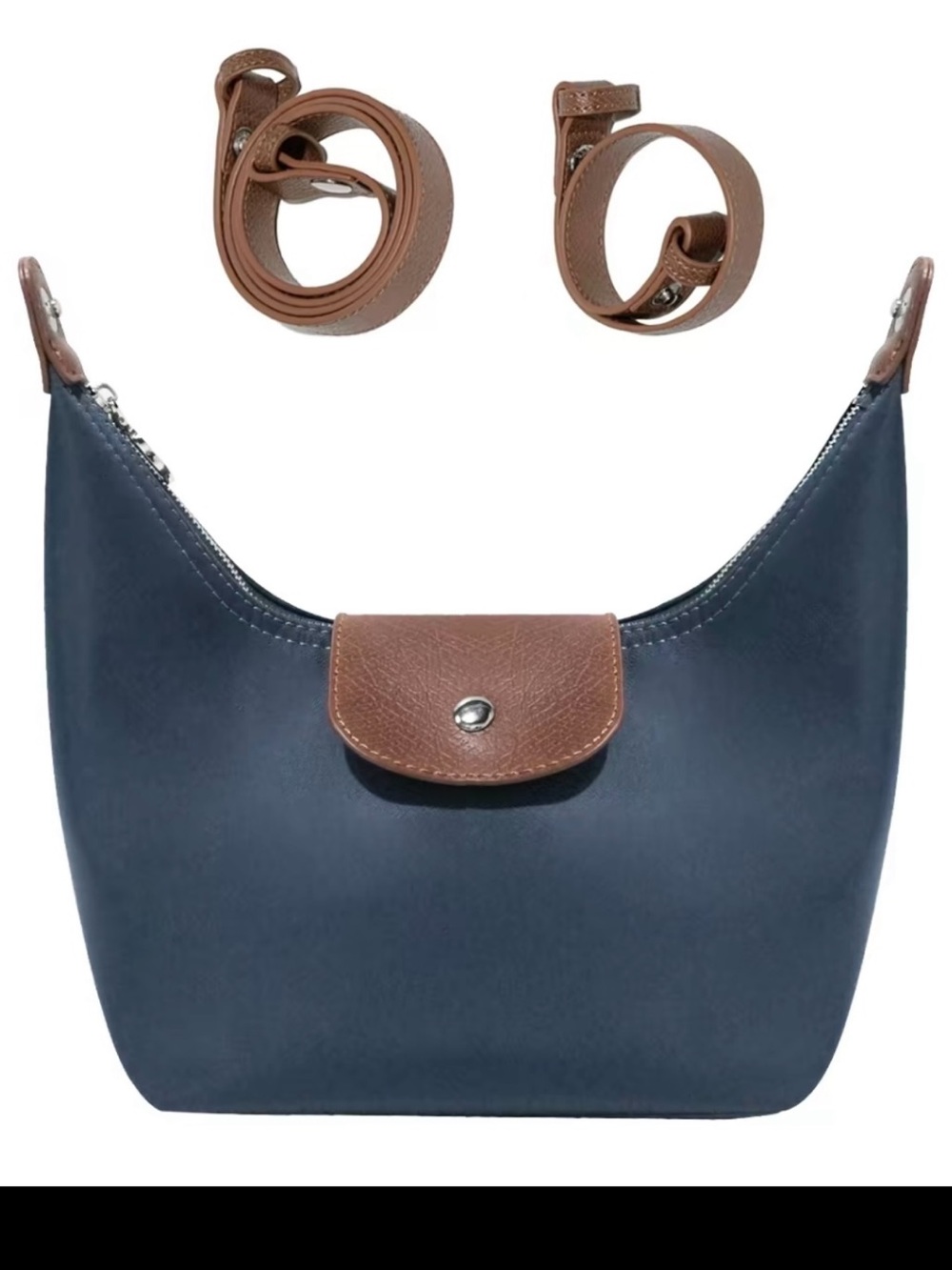 DURV Indigo and Brown Mini Handbag - Picture 6 of 16